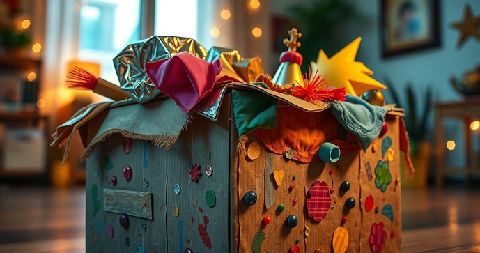 Como Personalizar Sua Caixa de Papelão Decorada e Transformar Espaços Como Personalizar Sua Caixa de Papelão Decorada e Transformar Espaços