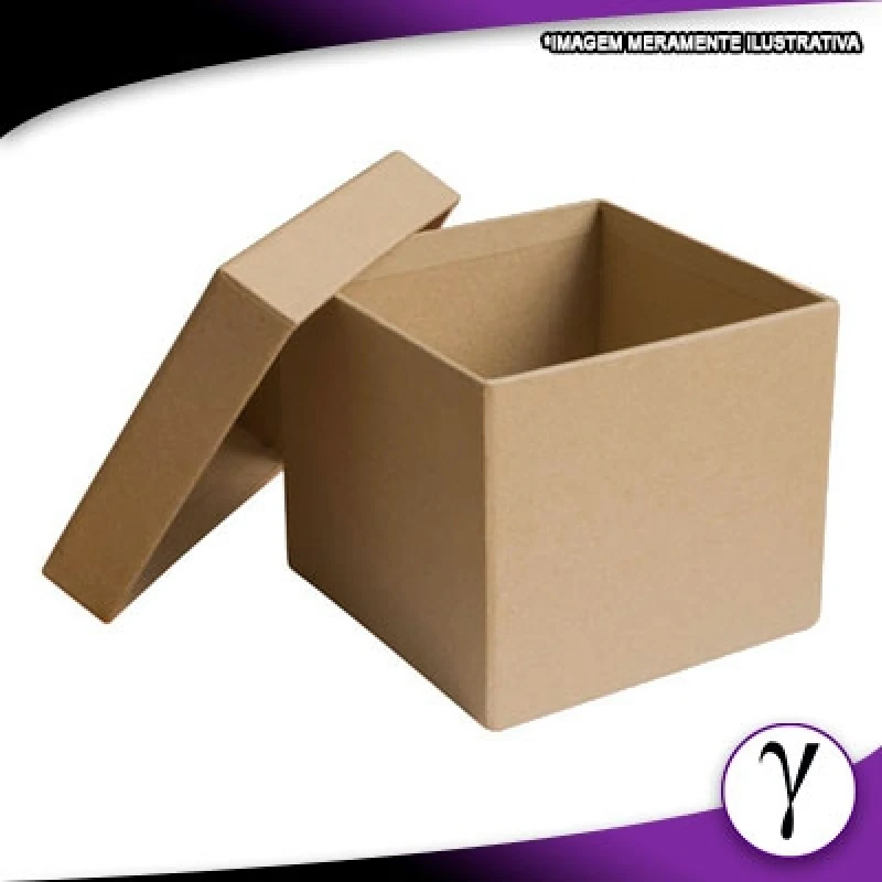 Caixa de papelão grande personalizada