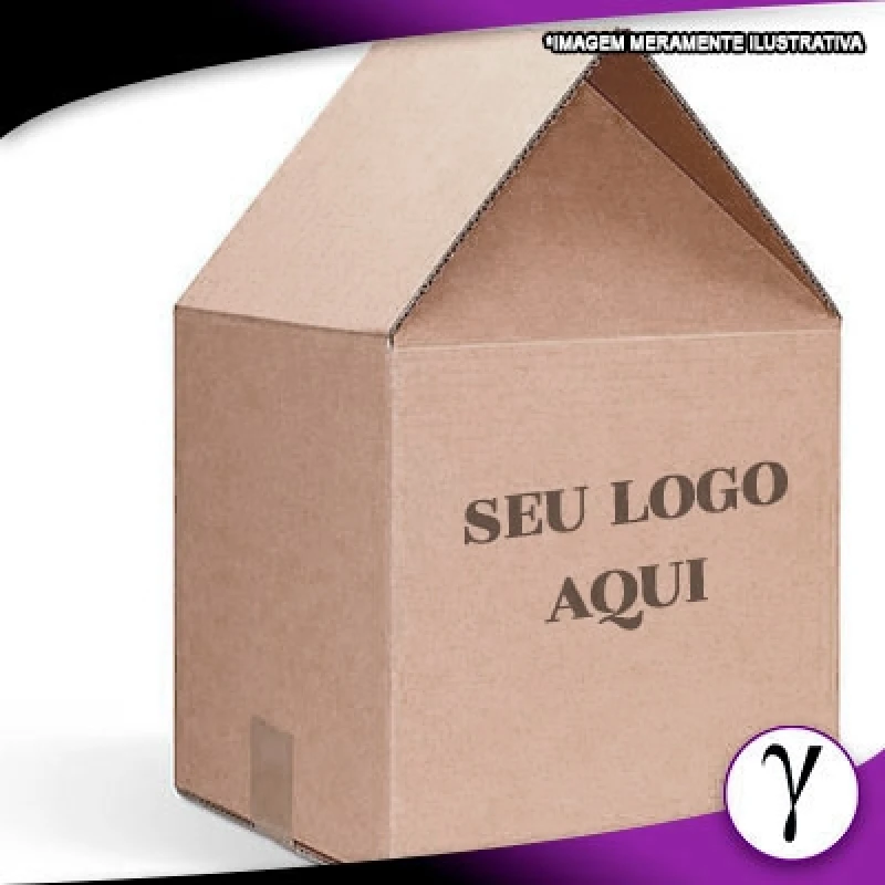 Caixa de papelão personalizada para presente