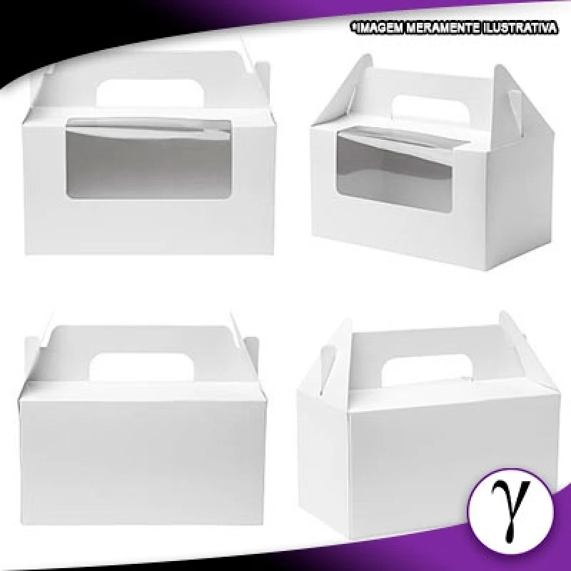 Caixas de papelão personalizadas com logo Zona Oeste