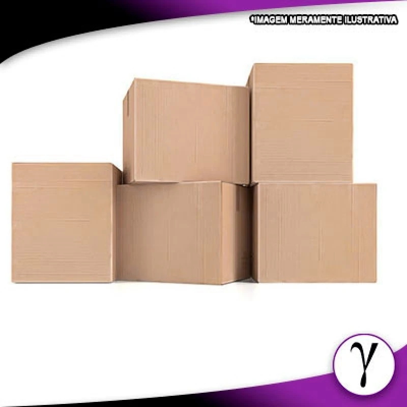Fornecedor de caixa de papelão semi-nova